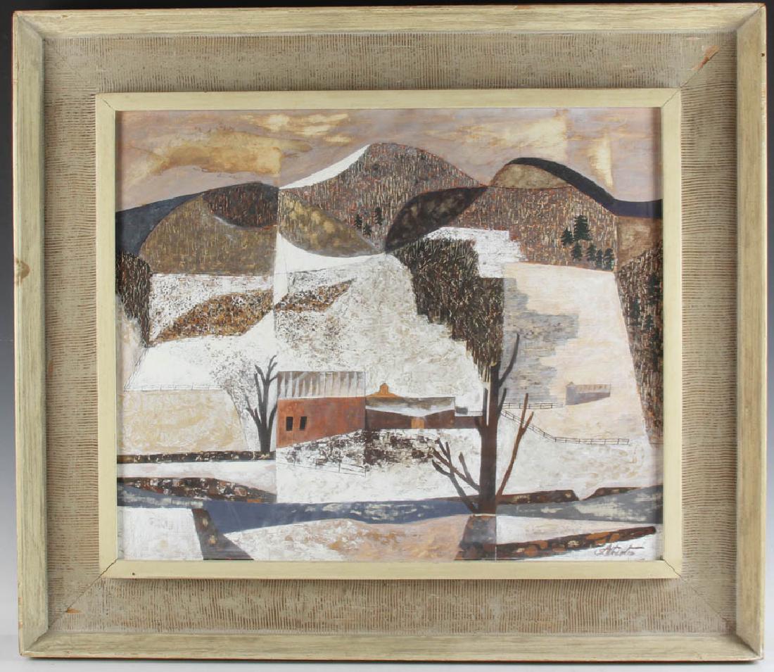 John Atherton Winter Landscape Oil (1 of 6)