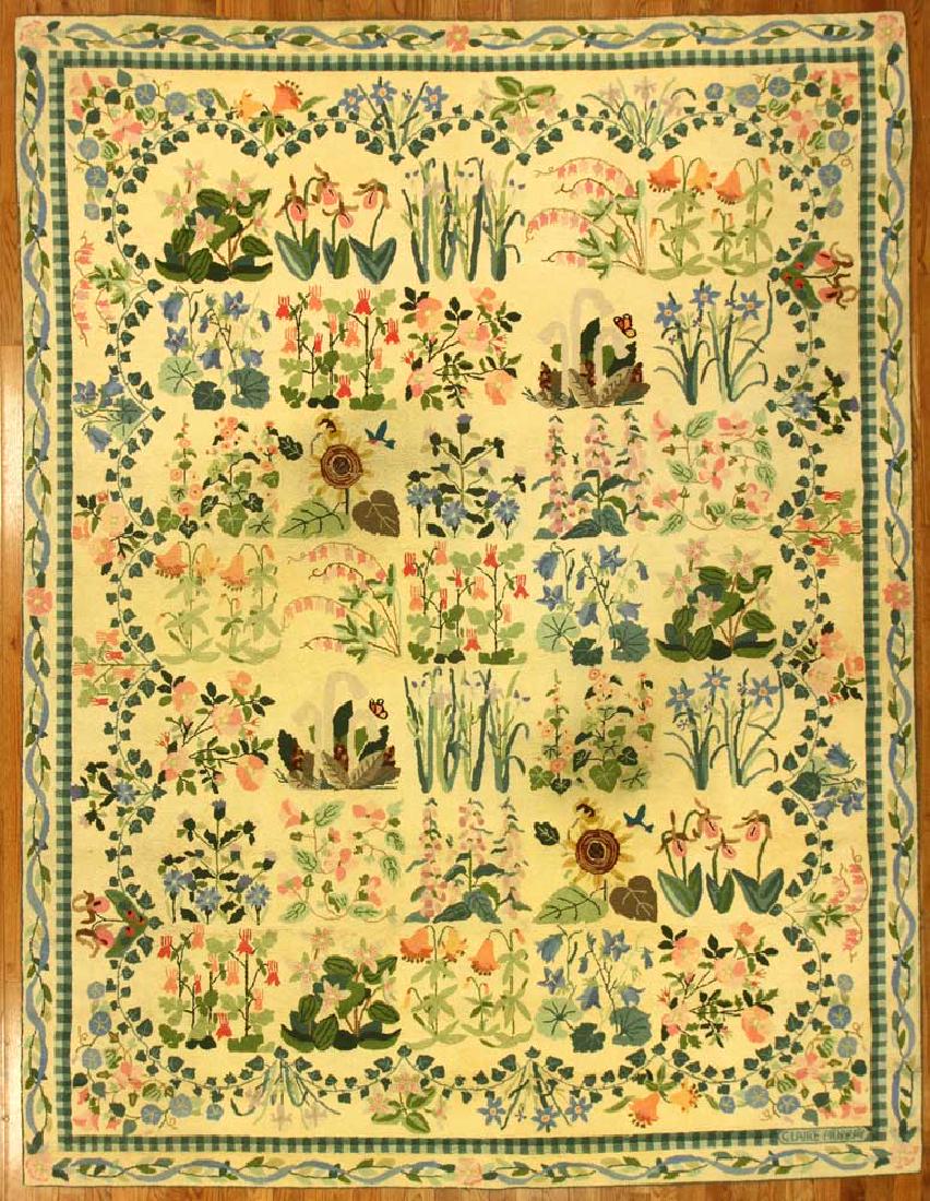 Fine Indo-Kerman Rug: Fine Indo-Kerman rug, 11' 8" x 9'.