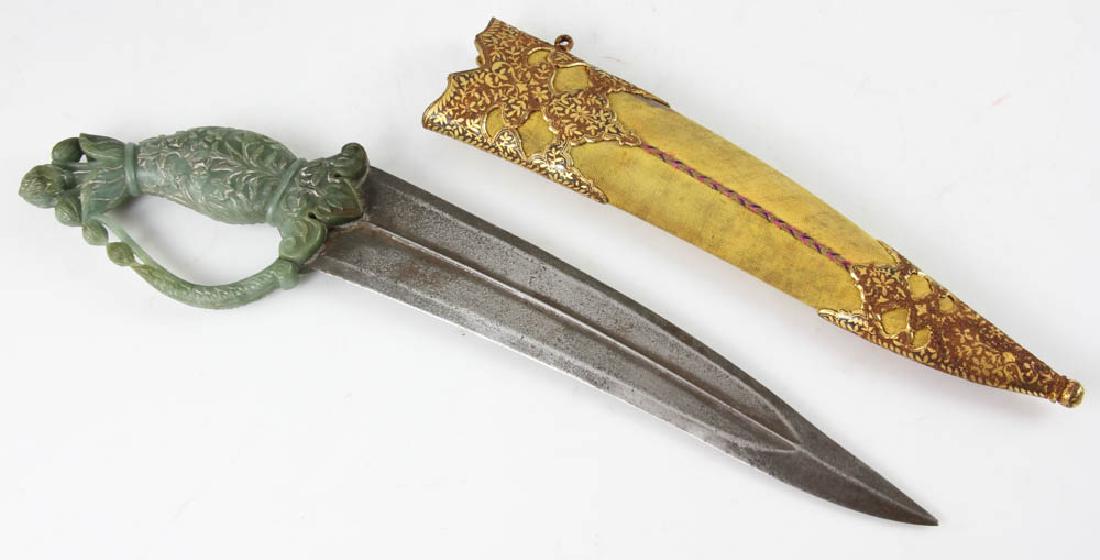 Mughal Style Dagger With Jade Grip (1 of 8)