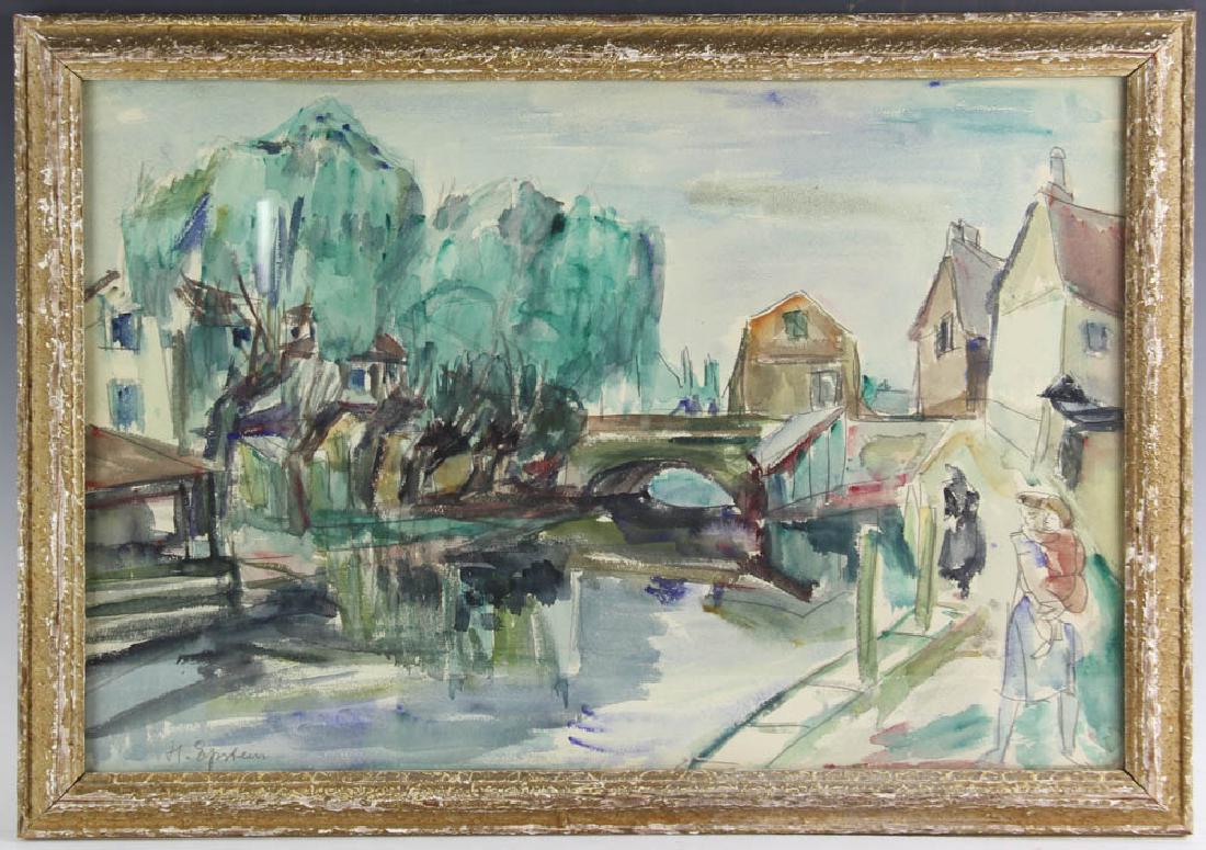 Henri Epstein Watercolor on Paper (1 of 6)