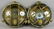 1048: Pair of Solid Brass Ship's Companionway Lights