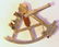1289: 20th C. Solid Brass Double Frame Ship's Sextant