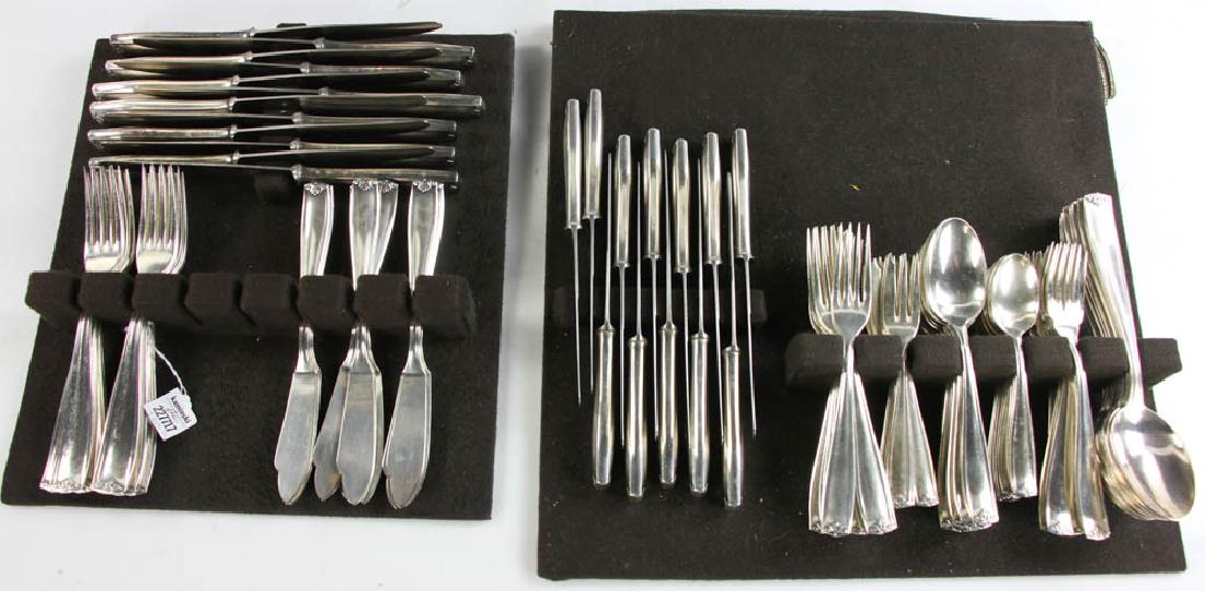 Carl Pott Silverplate Flatware Service for Twelve (1 of 7)