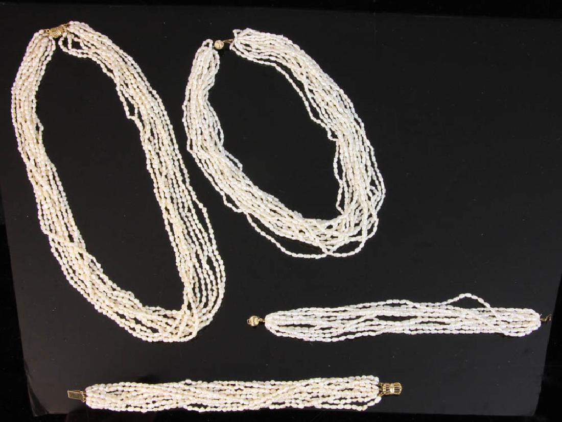 Seed Pearl Necklaces and Bracelets (1 of 6)