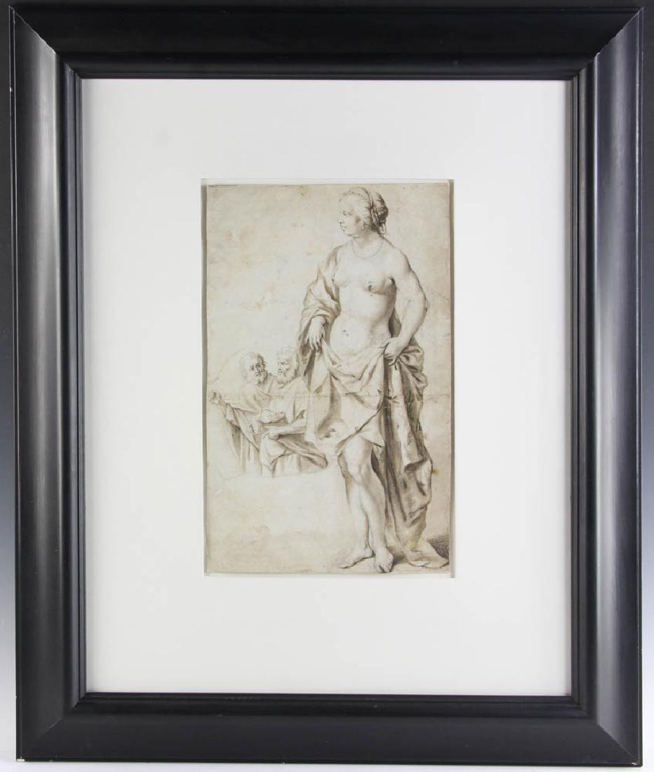17th/early 18thC French Old Master Drawing (1 of 4)