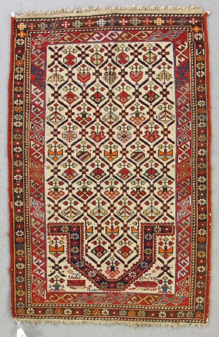 Antique Caucasian Shirvan Prayer Rug (1 of 6)