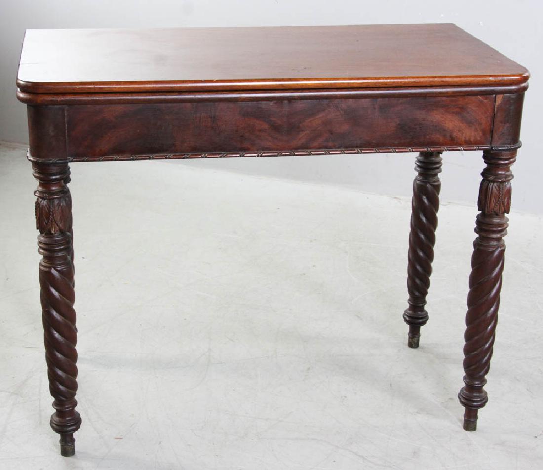 Late 19th/Early 20th C Federal Sheraton Card Table (1 of 7)