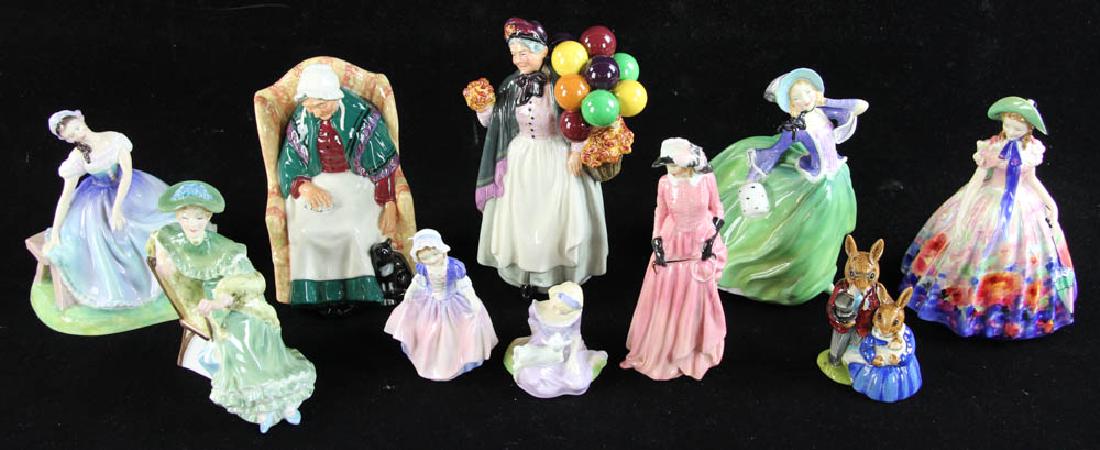 Collection of Ten Royal Doulton Figurines (1 of 5)