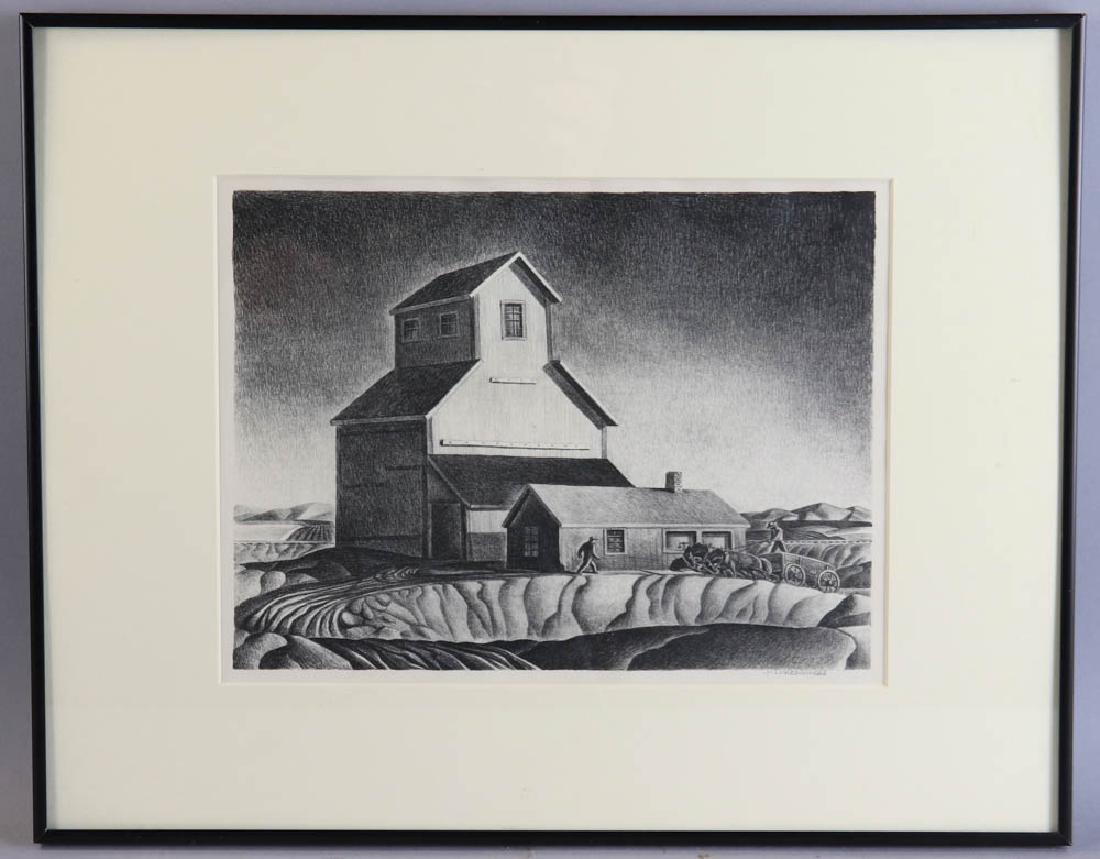 Dale Nichols Print: Dale Nichols print, signed, 10" x 12", framed 16" x 18". Provenance: Boca Raton, Florida collection.