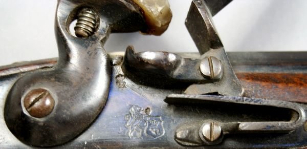20th C. Belgian Replica of 19th C. Flintlock Rif - 4