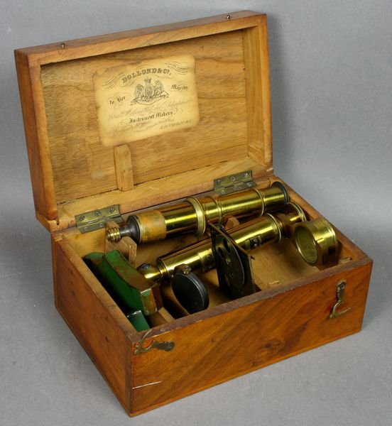 19th Century English Dolland & Co. Microscope