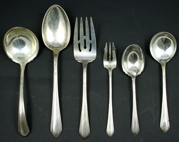 (89) Pcs. of Towle Sterling Flatware "Lady Diana" - 2