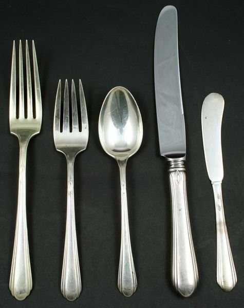 (89) Pcs. of Towle Sterling Flatware "Lady Diana" - 3