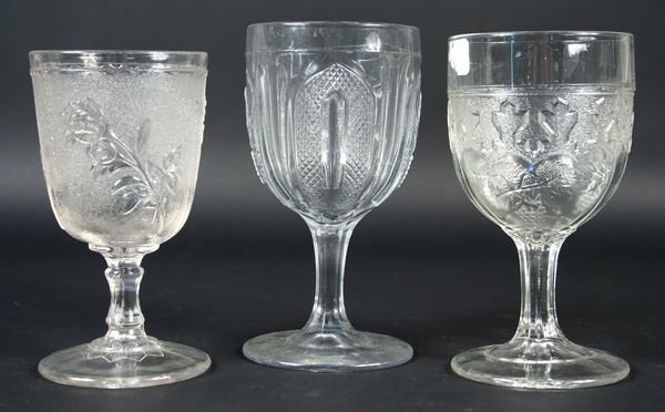 (20) 19th C. American Pattern Glass Goblets - 4