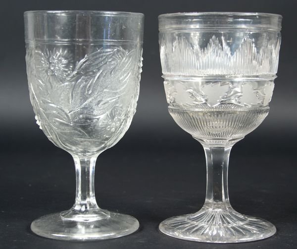 (20) 19th C. American Pattern Glass Goblets - 9