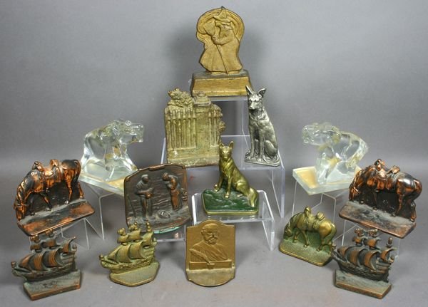Assortment of Antique Bookends