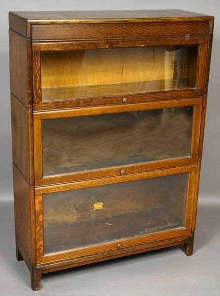 Oak Three Stack Bookcase