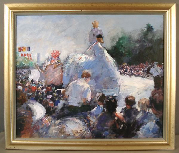 John Howley, AC/C, "Goose", Framed: John Howley (Australian, 1931-present), "Goose", ac/c, 20" x 24", frame 23 3/4" x 27 1/2".