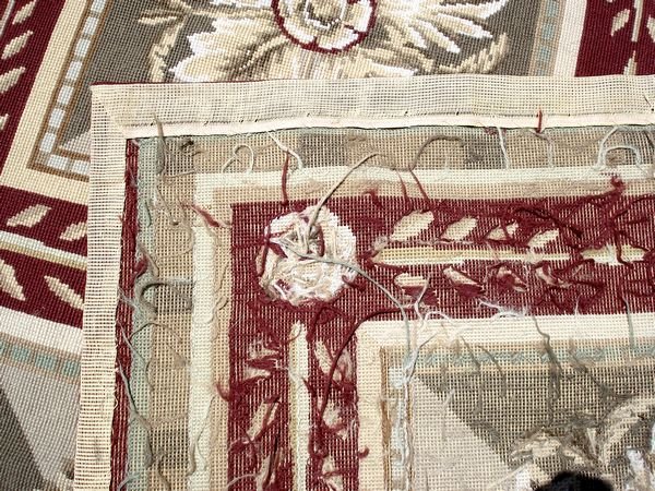 Handwoven Needlepoint Rug, 11' 11" x 8' - 2