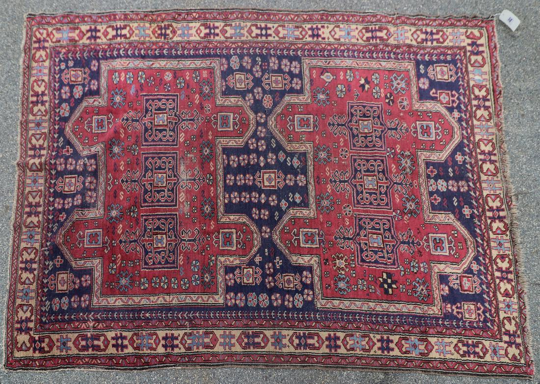 Antique Turkish Sparta: Antique Turkish Sparta rug, 8' 3" x 5' 10". Provenance: Jupiter, Florida collection.