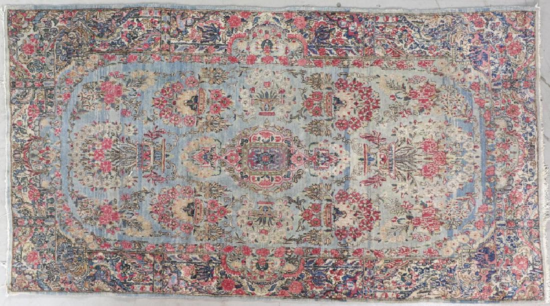 Antique Persian Kerman Rug: Antique Persian Kerman rug, 7' 4" x 4' 1". Provenance: Florida estate.