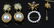 Group of 14k and 18k Gold Jewelry, Watches - 4