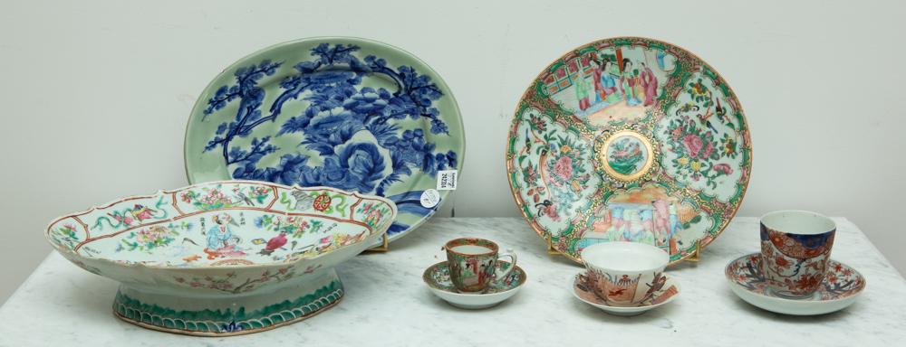 Chinese Rose Medallion Dish and Other China (1 of 5)