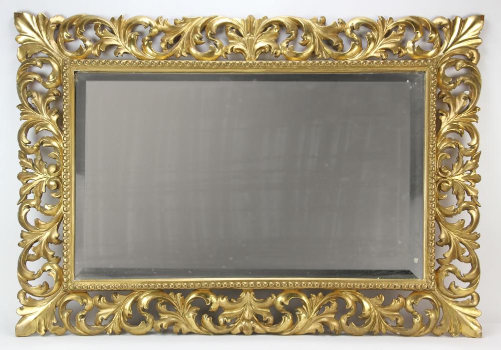 19thC Italian Rococo Giltwood Mirror (1 of 4)
