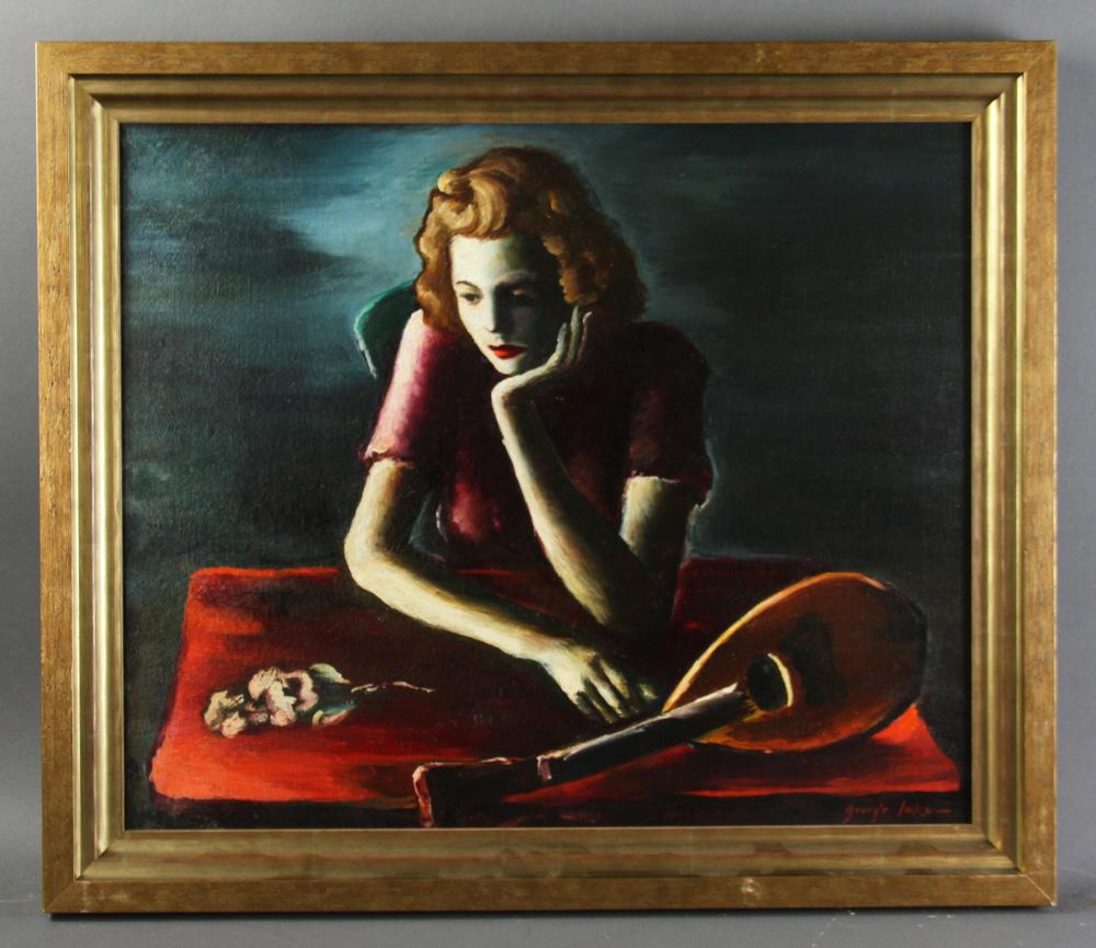 George Benjamin Luks, Oil on Canvas (1 of 5)