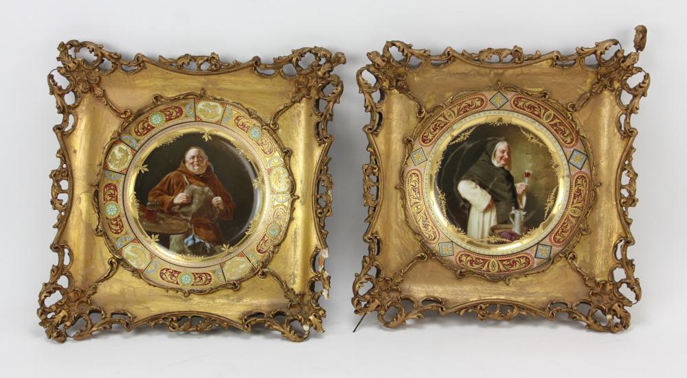 Royal Vienna Hand Painted Wall Plaques (1 of 5)
