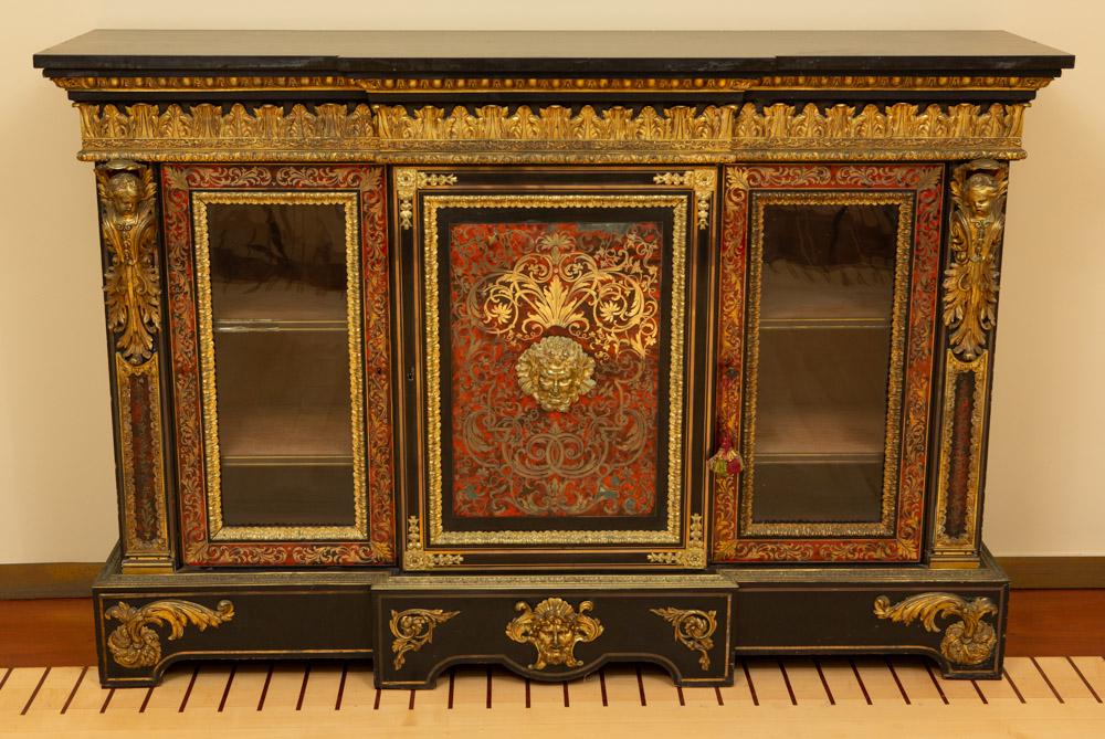 Boulle Marquetry Bibliotheque Basse (1 of 8)