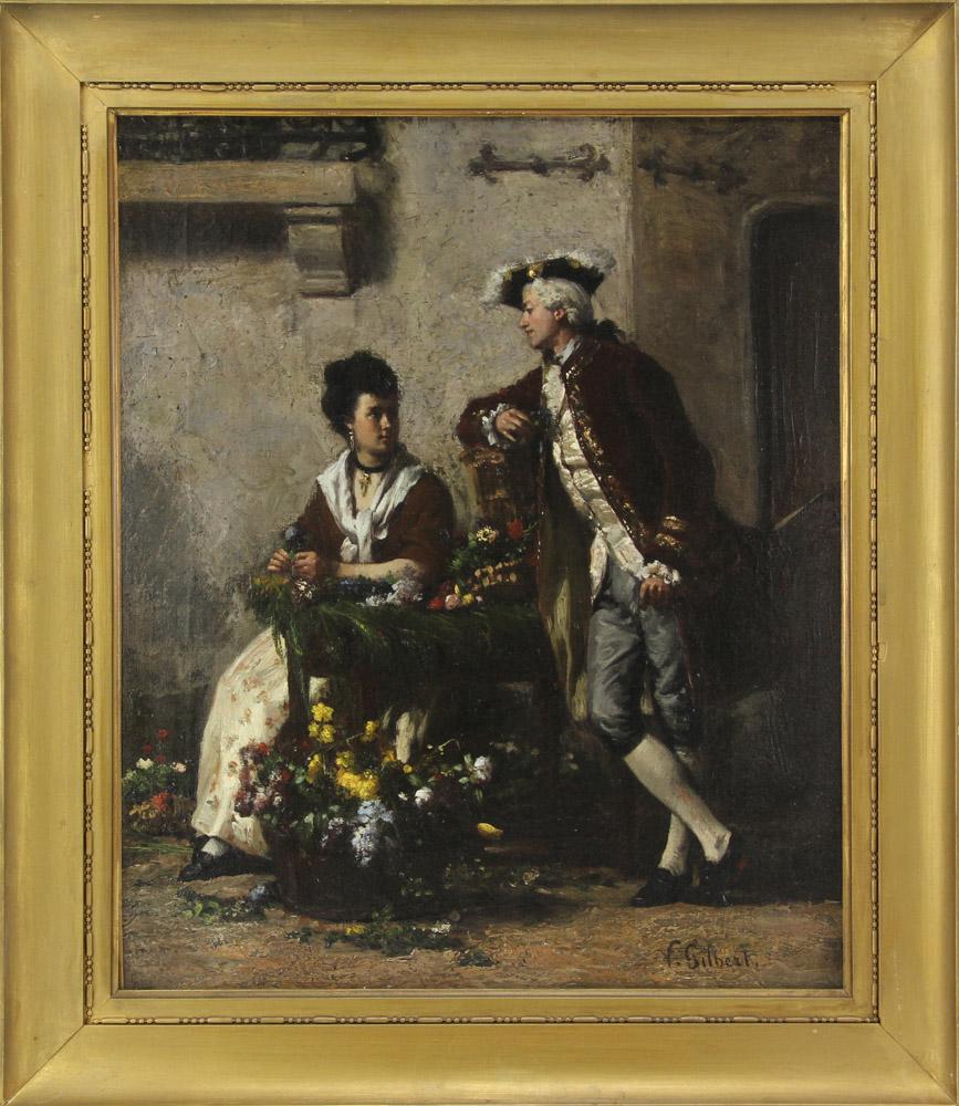 Victor Gilbert, The Courtship, Oil on Canvas (1 of 6)
