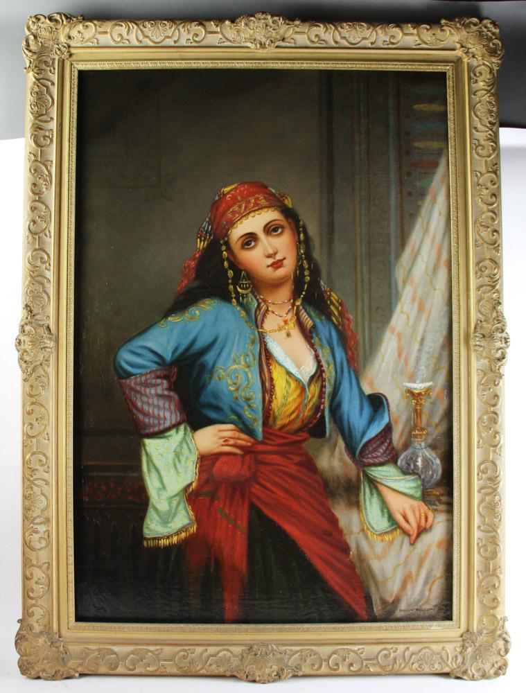 Oregon Wilson Signed, Odalisgue, Oil on Canvas (1 of 5)