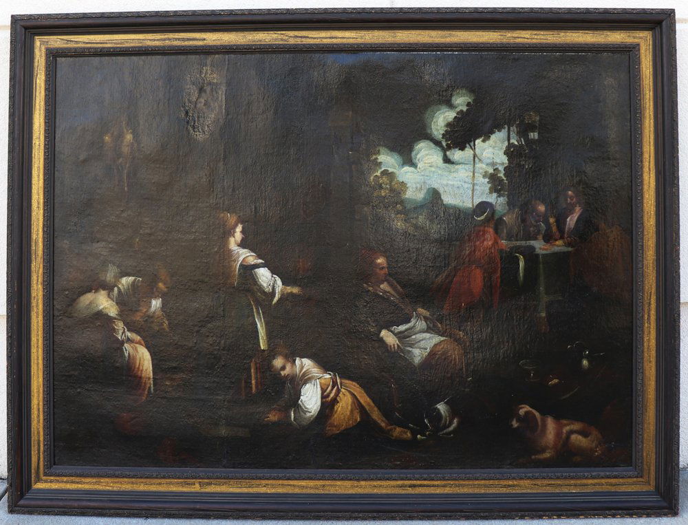 17thC German French Interior View (1 of 12)