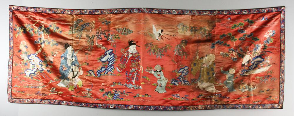 Chinese Silk Embroidery Panel (1 of 8)