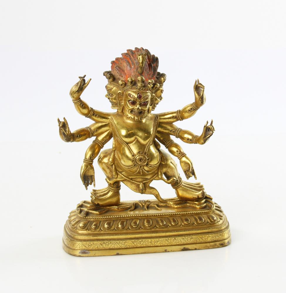 Sino Tibetan Bronze Buddha Figure (1 of 8)