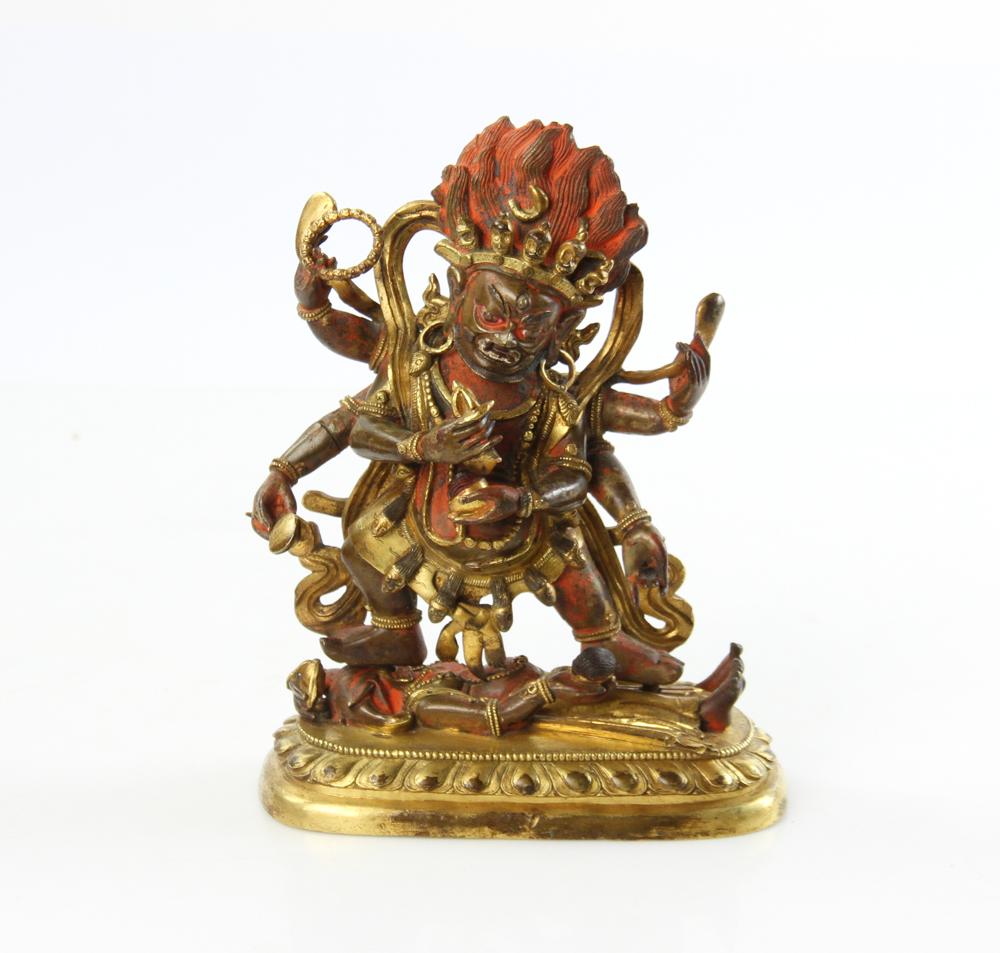 Sino Tibetan Bronze Buddha Figure (1 of 7)