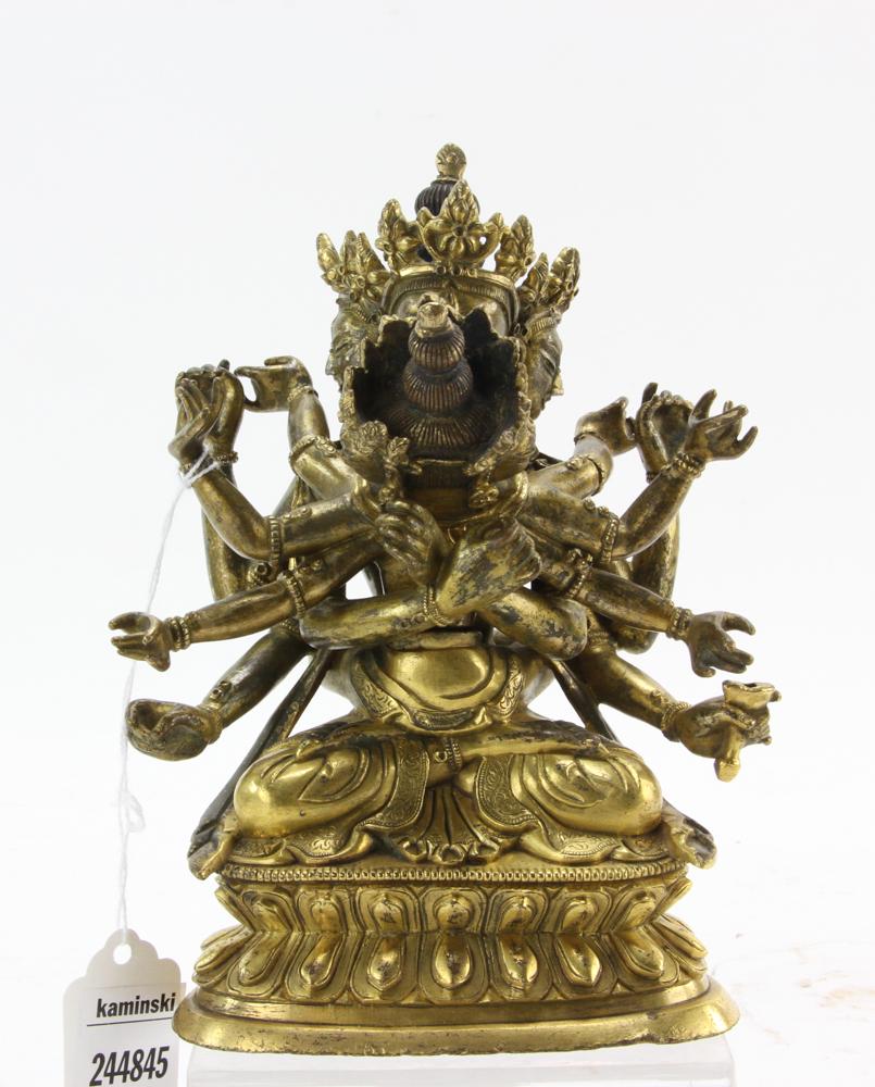 Sino Tibetan Bronze Buddha Figure (1 of 11)
