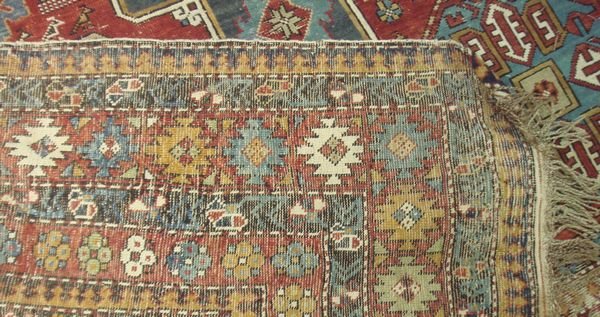 19th C. Fine Shirvan Rug, 5' 2" x 7' 8". - 2