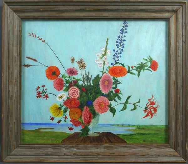 Irmgard Himmler, Floral Still Life, O/B