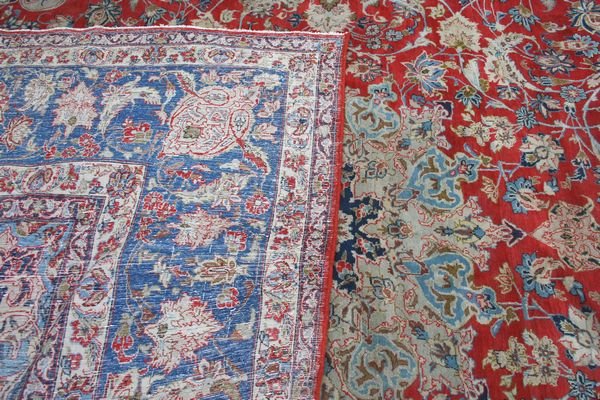 Semi Antique Persian Isfahan, 11'9'' x 16'9''. - 2