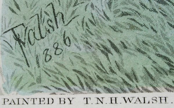 NH Walsh, "Left at The Post", 20 x 26. - 3