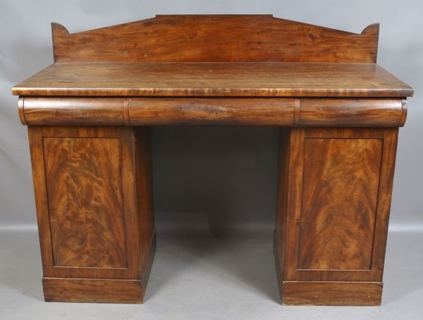 19th C. Mahogany Georgian Sideboard.