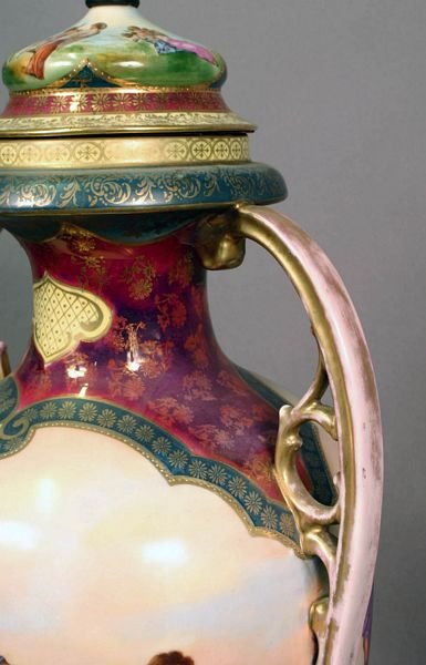 Pair of 19th Century Continental Transfer Decorat - 4