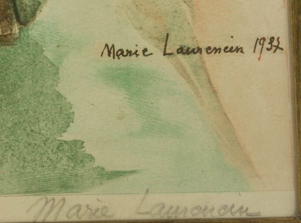Sgnd. Marie Laurencin, Three Women, Print 1937 - 3