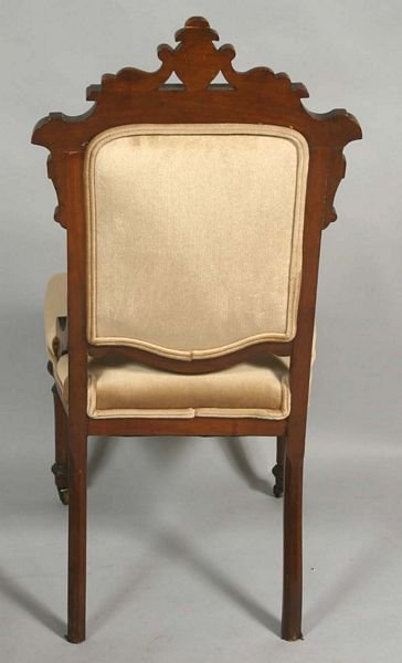 PAIR OF 19TH CENTURY VICTORIAN WALNUT CHAIRS - 2