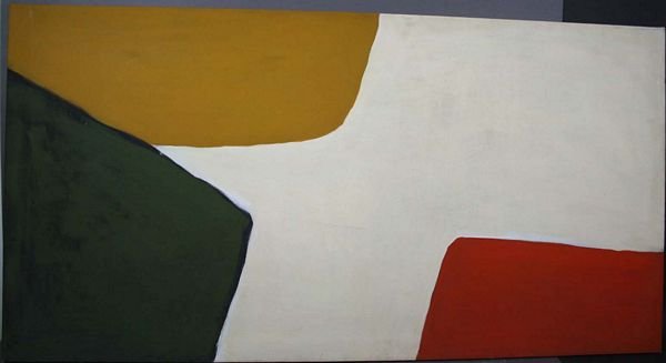 ABSTRACT OIL ON CANVAS, UNFRAMED