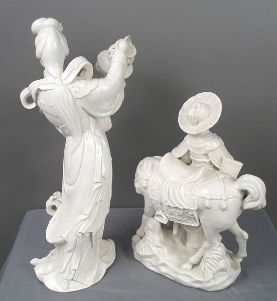 20th C. Chinese Blanc-de-Chine Figures - 2