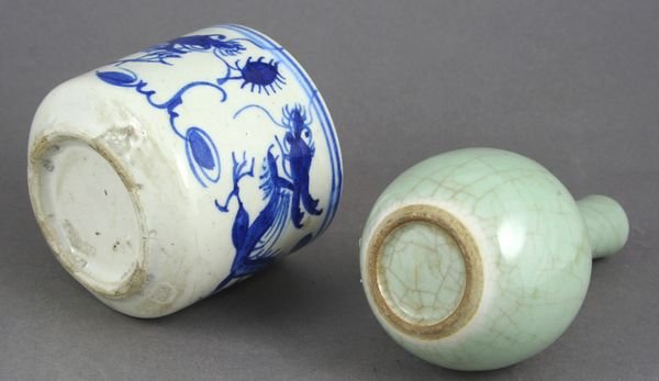 19th C. Japanese Glaze Porcelain Vase. - 2