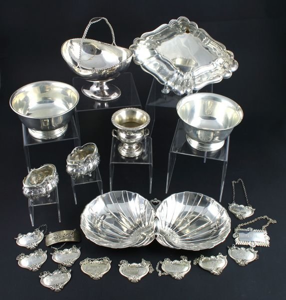 Collection of Sterling Silver Dishes, Bowls, Etc.